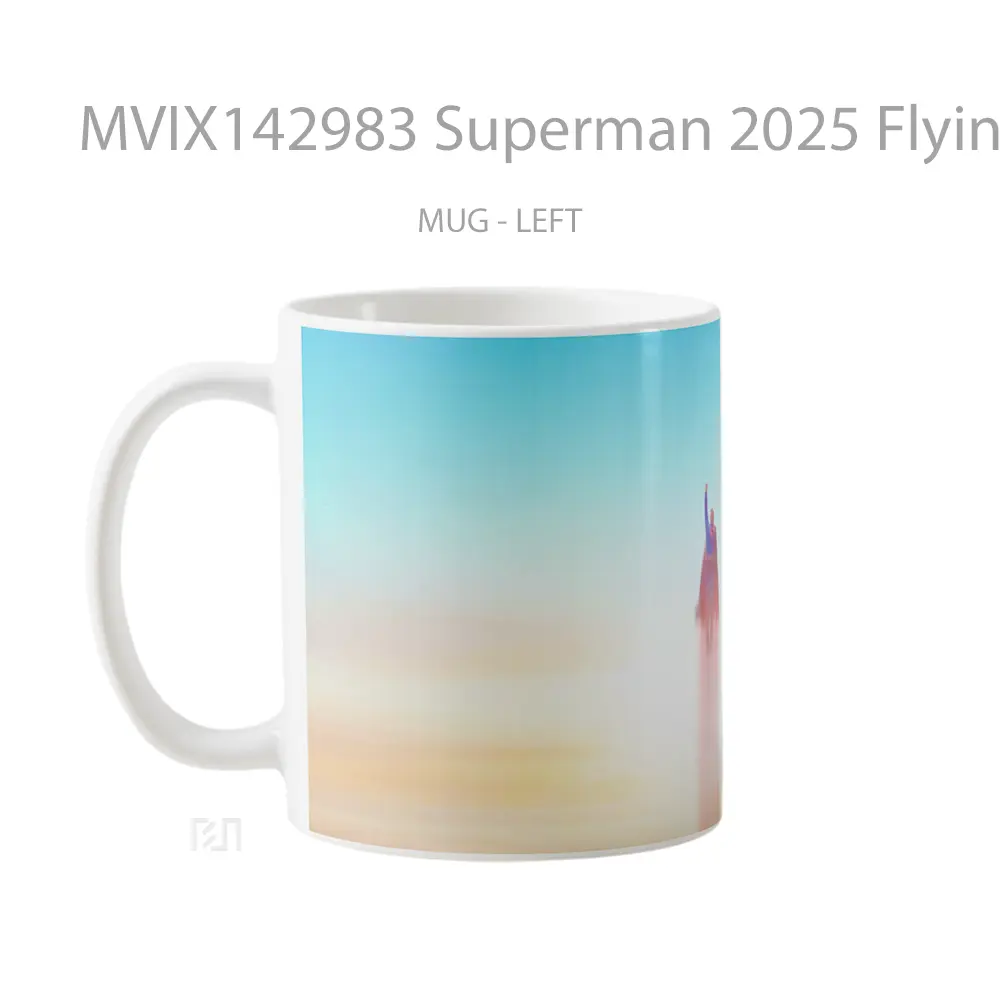 Mug Superman 2025 Flying Gelas Superhero - All-side / Desain