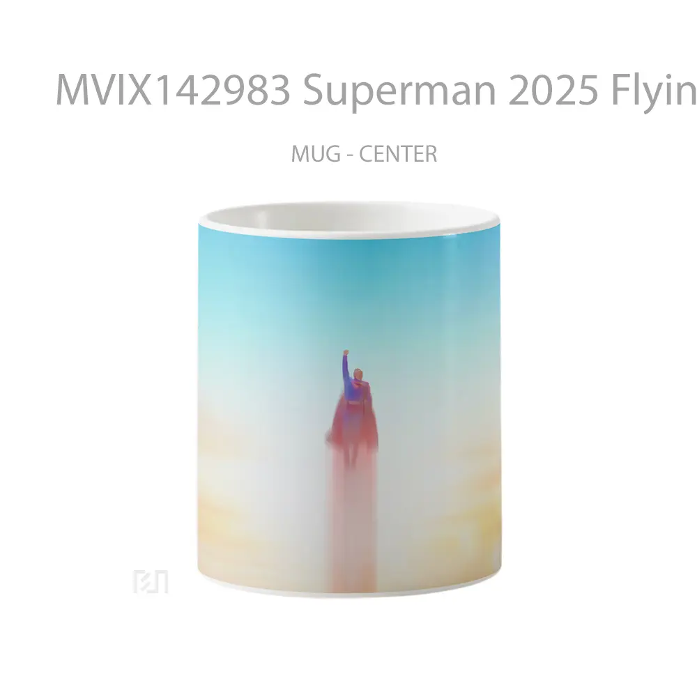 Mug Superman 2025 Flying Gelas Superhero