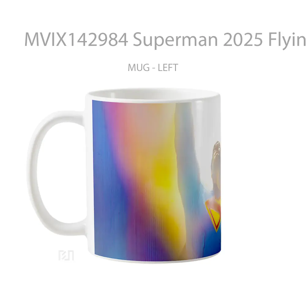 Mug Superman 2025 Flying Gelas Superhero - All-side / Desain