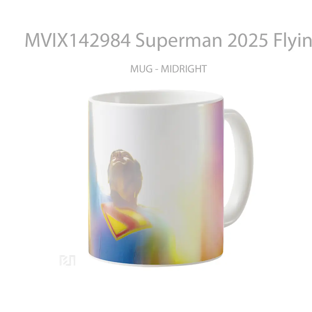 Mug Superman 2025 Flying Gelas Superhero - All-side / Desain