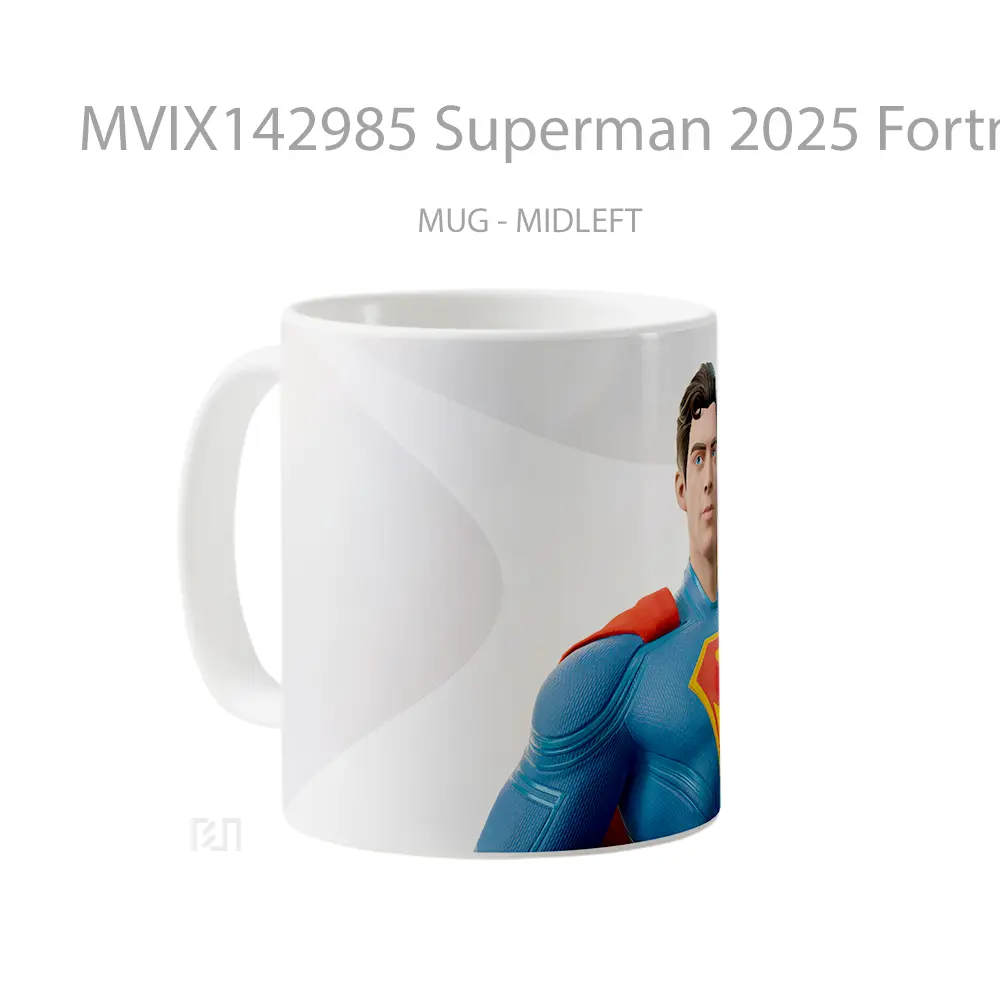Mug Superman 2025 Fortnite Gelas Superhero - All-side / Desain