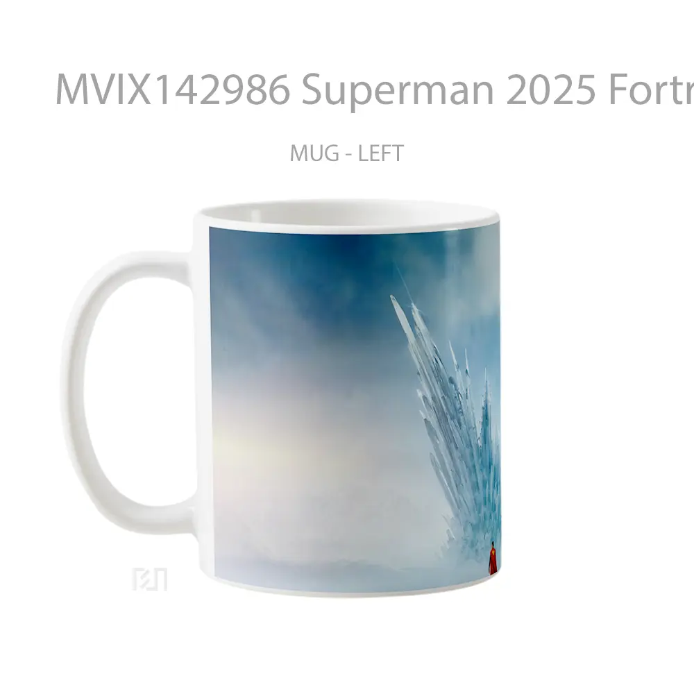 Mug Superman 2025 Fortress Of Solitude Gelas Superhero - All-side / Desain