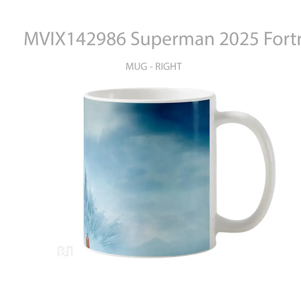 Mug Superman 2025 Fortress Of Solitude Gelas Superhero - All-side / Desain