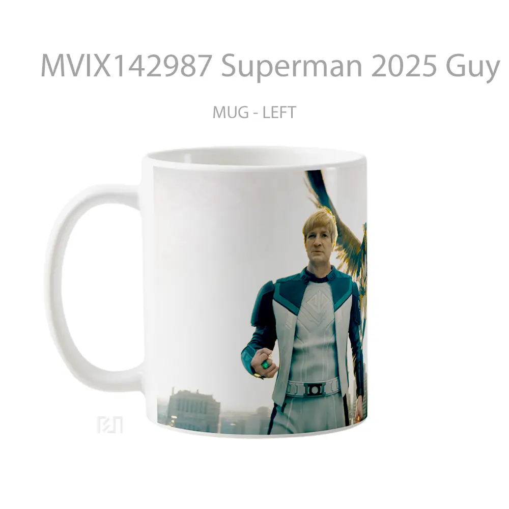 Mug Superman 2025 Guy Gardner Hawkgirl Mr Terrific Gelas Superhero - All-side / Desain