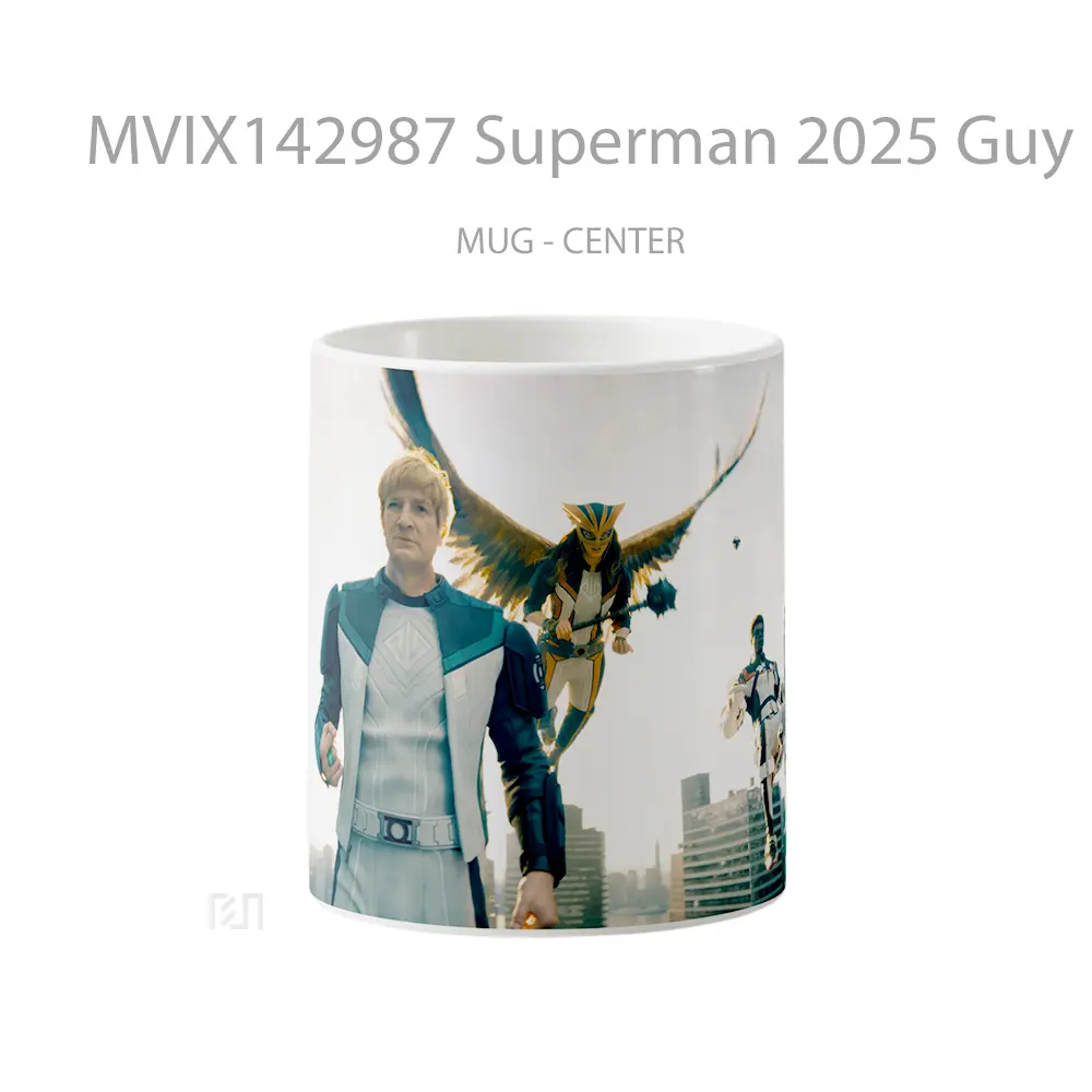 Mug Superman 2025 Guy Gardner Hawkgirl Mr Terrific Gelas Superhero