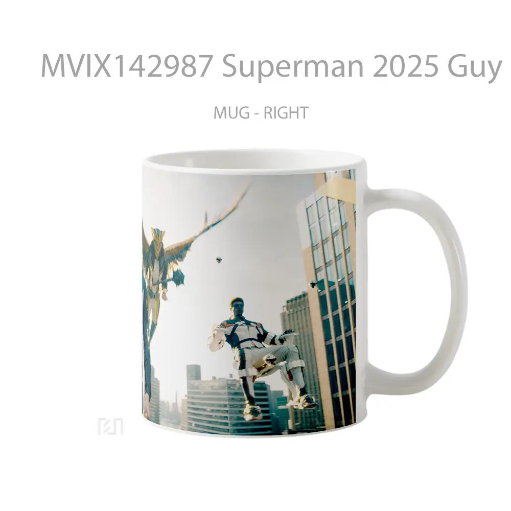 Mug Superman 2025 Guy Gardner Hawkgirl Mr Terrific Gelas Superhero - All-side / Desain