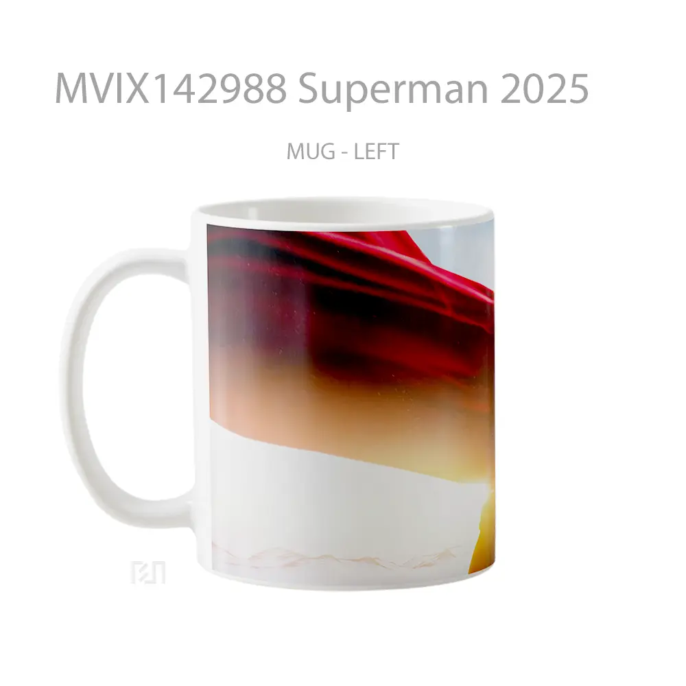 Mug Superman 2025 Gelas Superhero - All-side / Desain