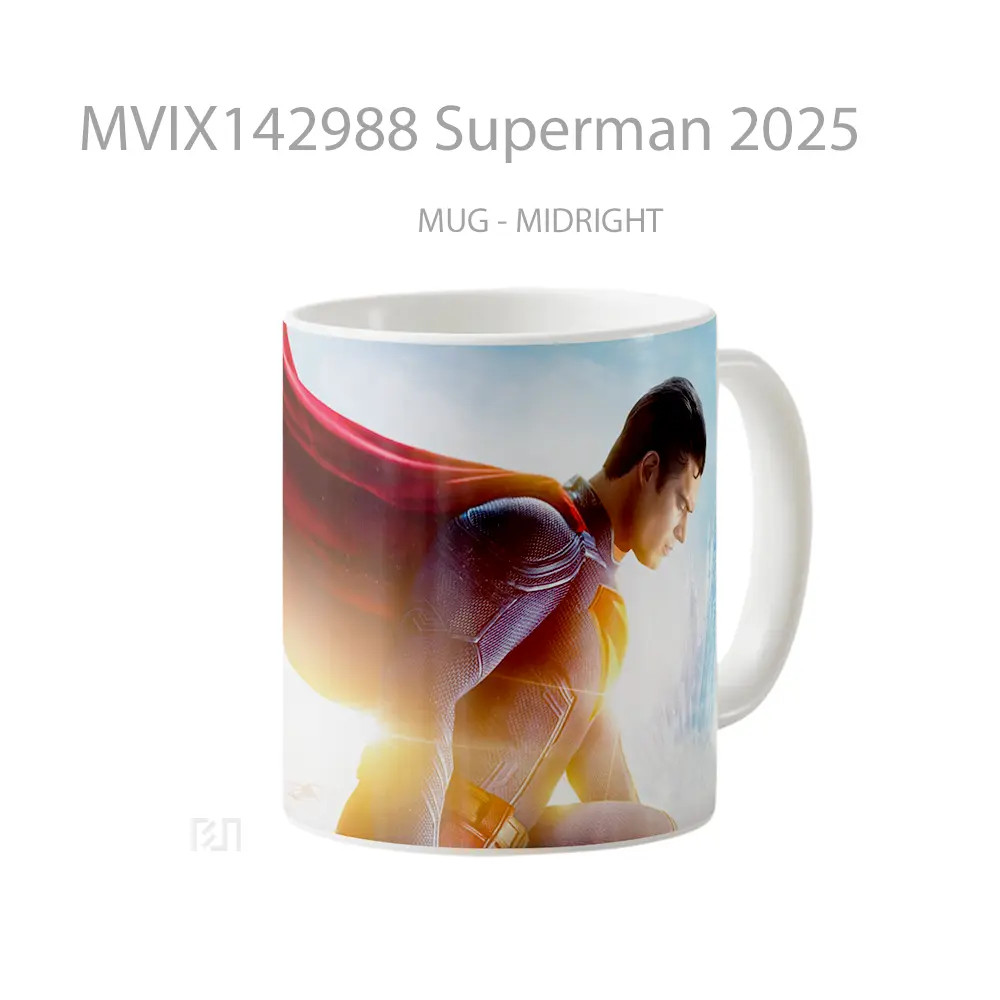 Mug Superman 2025 Gelas Superhero - All-side / Desain