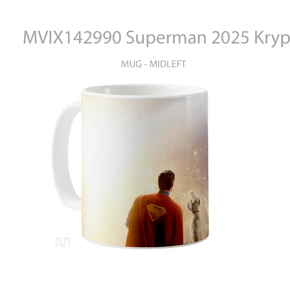 Mug Superman 2025 Krypto Imax Gelas Superhero - All-side / Desain