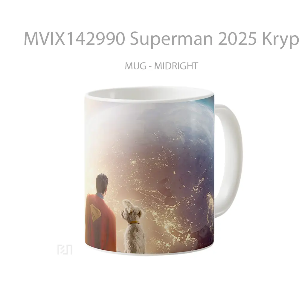 Mug Superman 2025 Krypto Imax Gelas Superhero - All-side / Desain