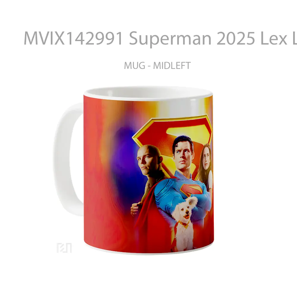 Mug Superman 2025 Lex Luthor Krypto Lois Lane Gelas Superhero - All-side / Desain