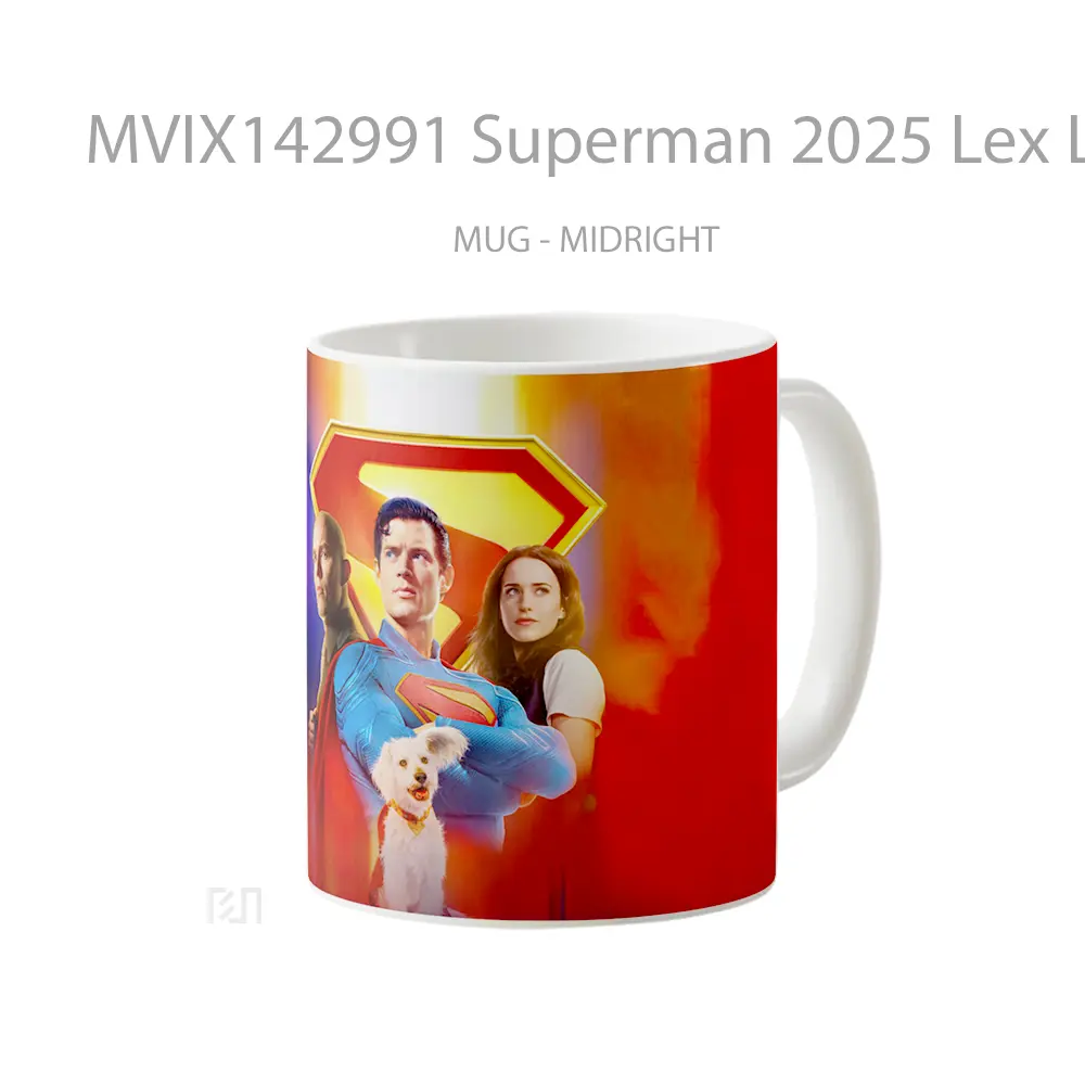 Mug Superman 2025 Lex Luthor Krypto Lois Lane Gelas Superhero - All-side / Desain