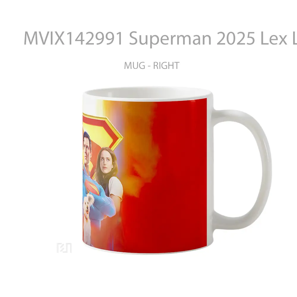Mug Superman 2025 Lex Luthor Krypto Lois Lane Gelas Superhero - All-side / Desain