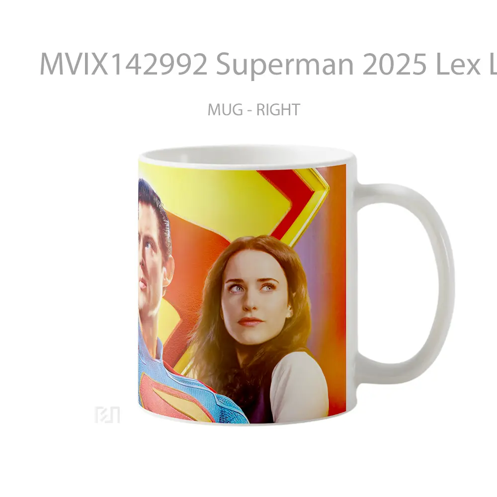 Mug Superman 2025 Lex Luthor Lois Lane Krypto Gelas Superhero - All-side / Desain