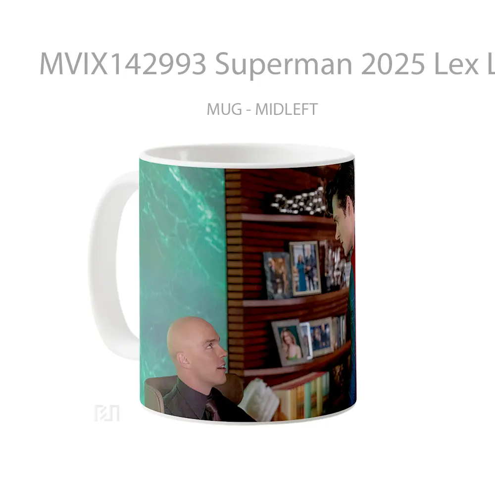 Mug Superman 2025 Lex Luthor Superman Gelas Superhero - All-side / Desain
