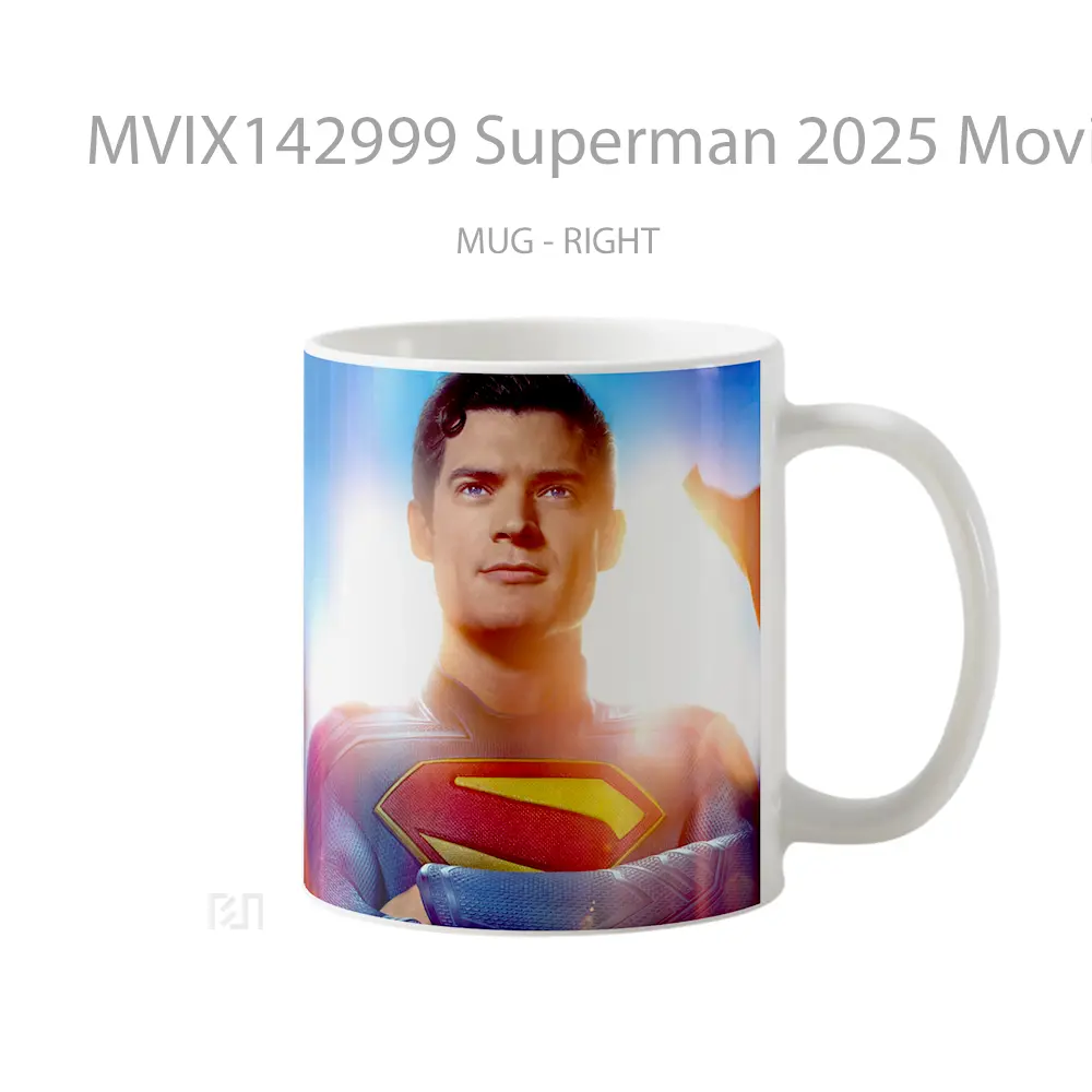 Mug Superman 2025 Movie David Corenswet Gelas Superhero - All-side / Desain
