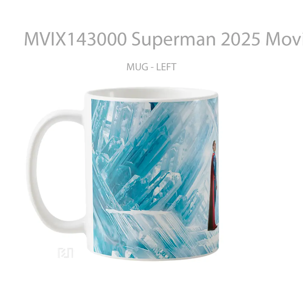 Mug Superman 2025 Movie Fortress Of Solitude Gelas Superhero - All-side / Desain