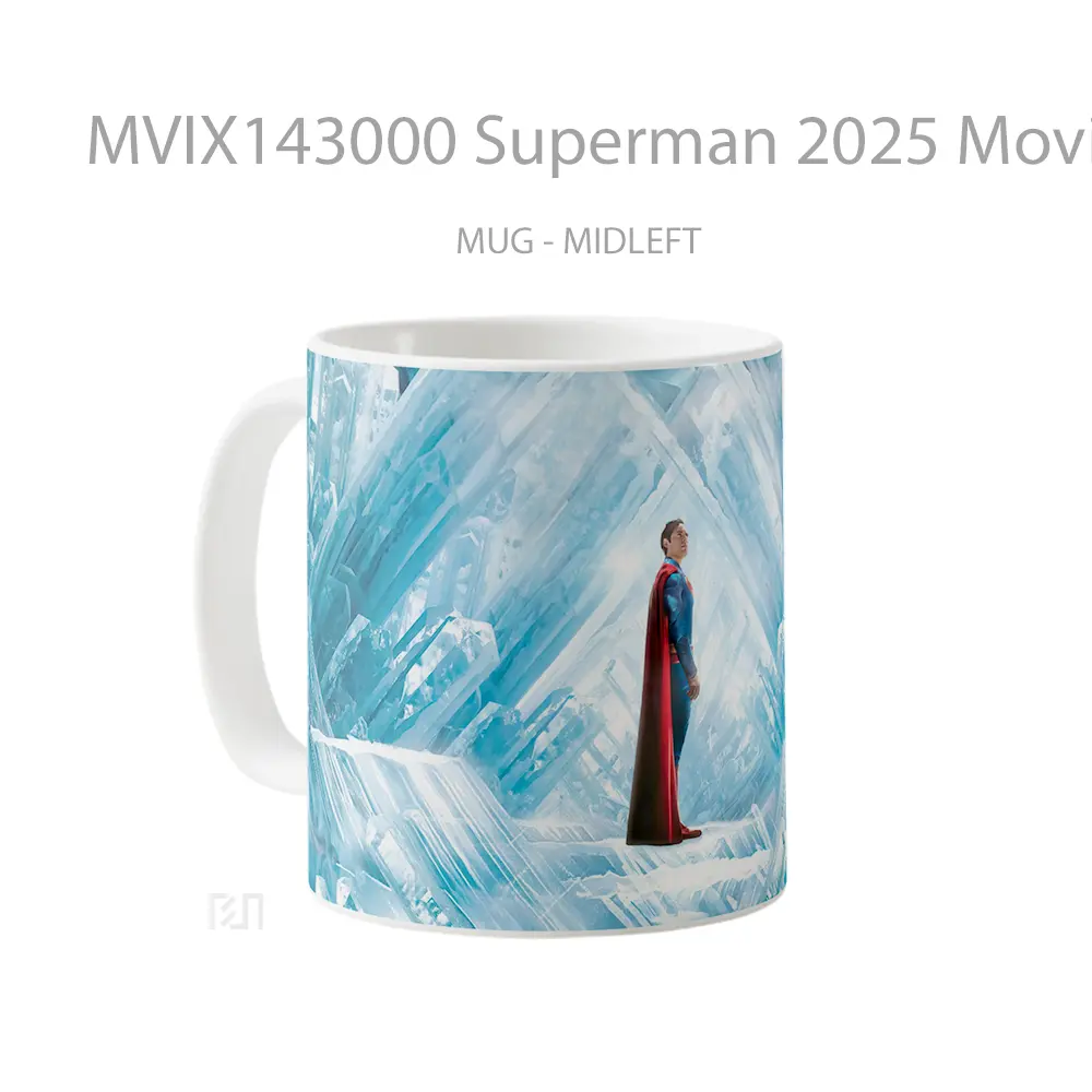 Mug Superman 2025 Movie Fortress Of Solitude Gelas Superhero - All-side / Desain