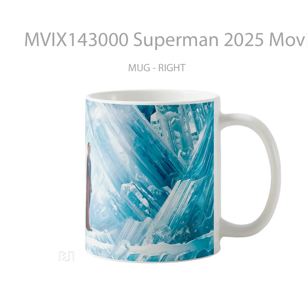 Mug Superman 2025 Movie Fortress Of Solitude Gelas Superhero - All-side / Desain
