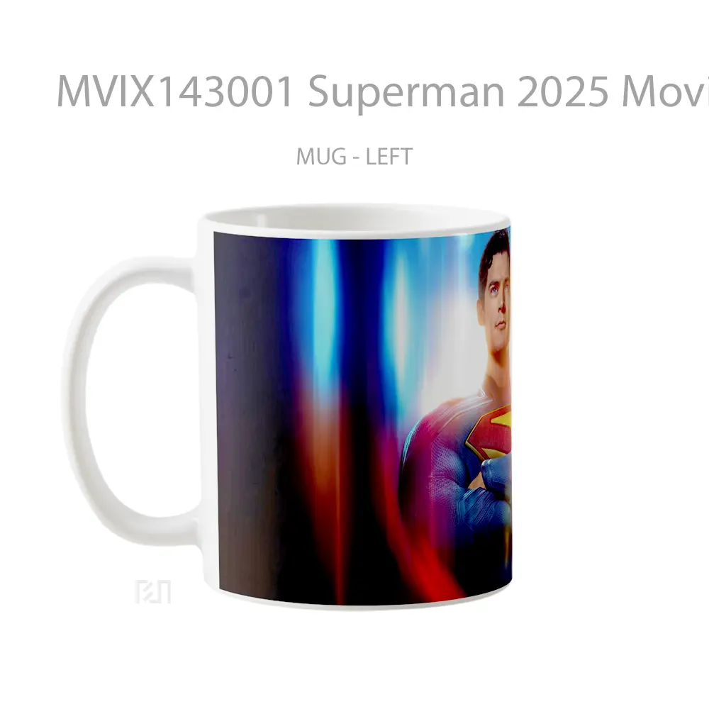 Mug Superman 2025 Movie Gelas Superhero - All-side / Desain