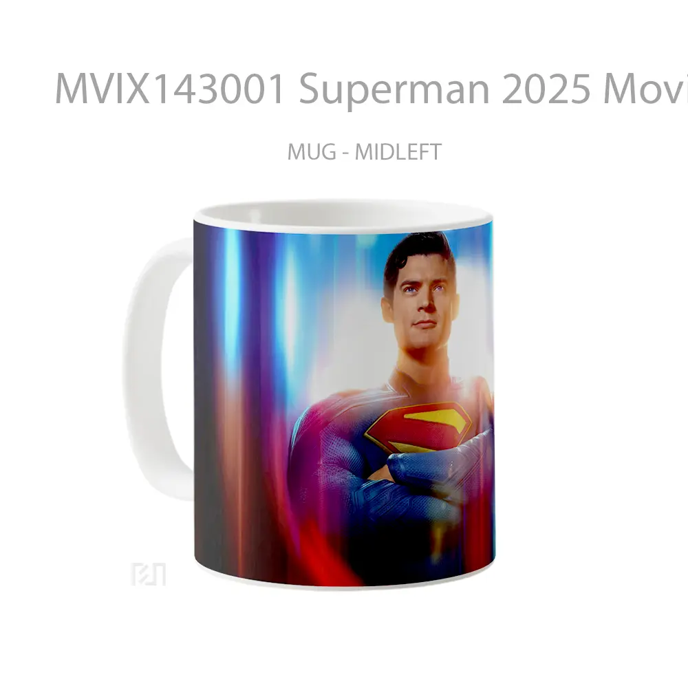 Mug Superman 2025 Movie Gelas Superhero - All-side / Desain