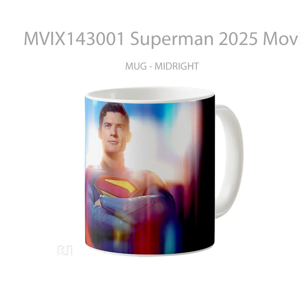 Mug Superman 2025 Movie Gelas Superhero - All-side / Desain