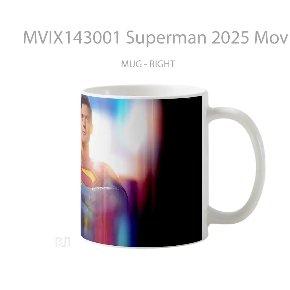 Mug Superman 2025 Movie Gelas Superhero - All-side / Desain