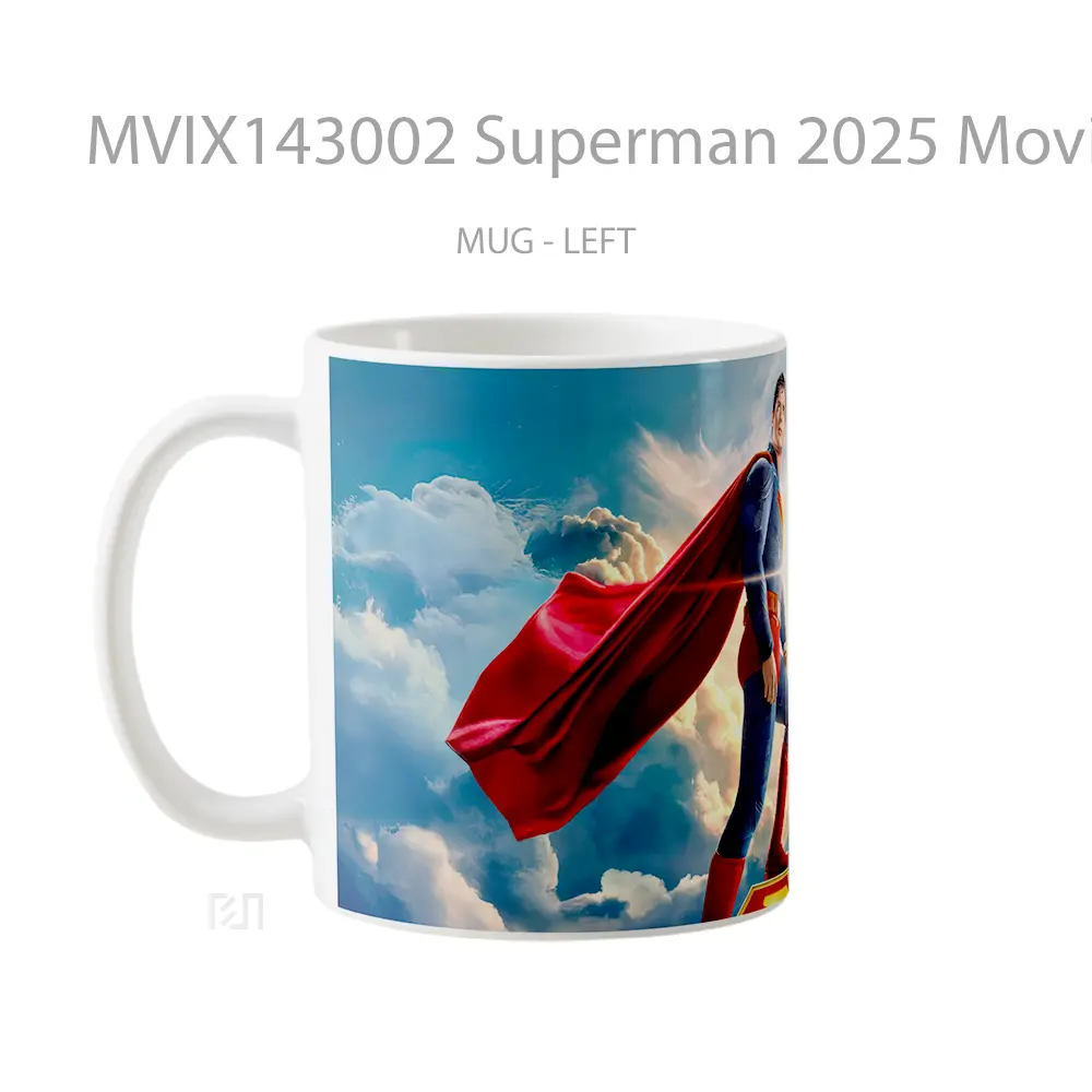 Mug Superman 2025 Movie Gelas Superhero - All-side / Desain