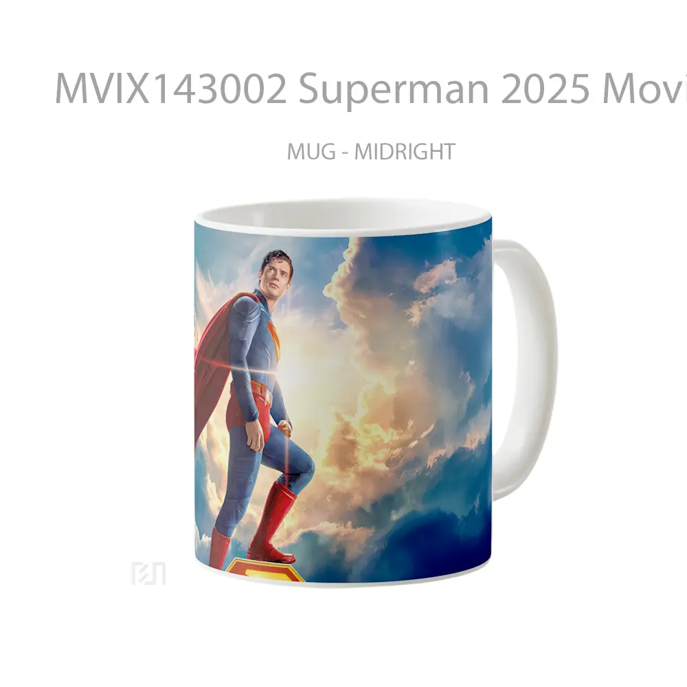 Mug Superman 2025 Movie Gelas Superhero - All-side / Desain