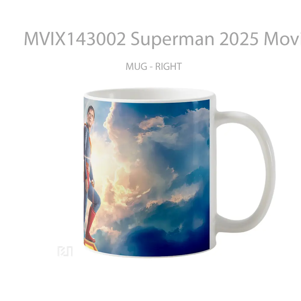 Mug Superman 2025 Movie Gelas Superhero - All-side / Desain