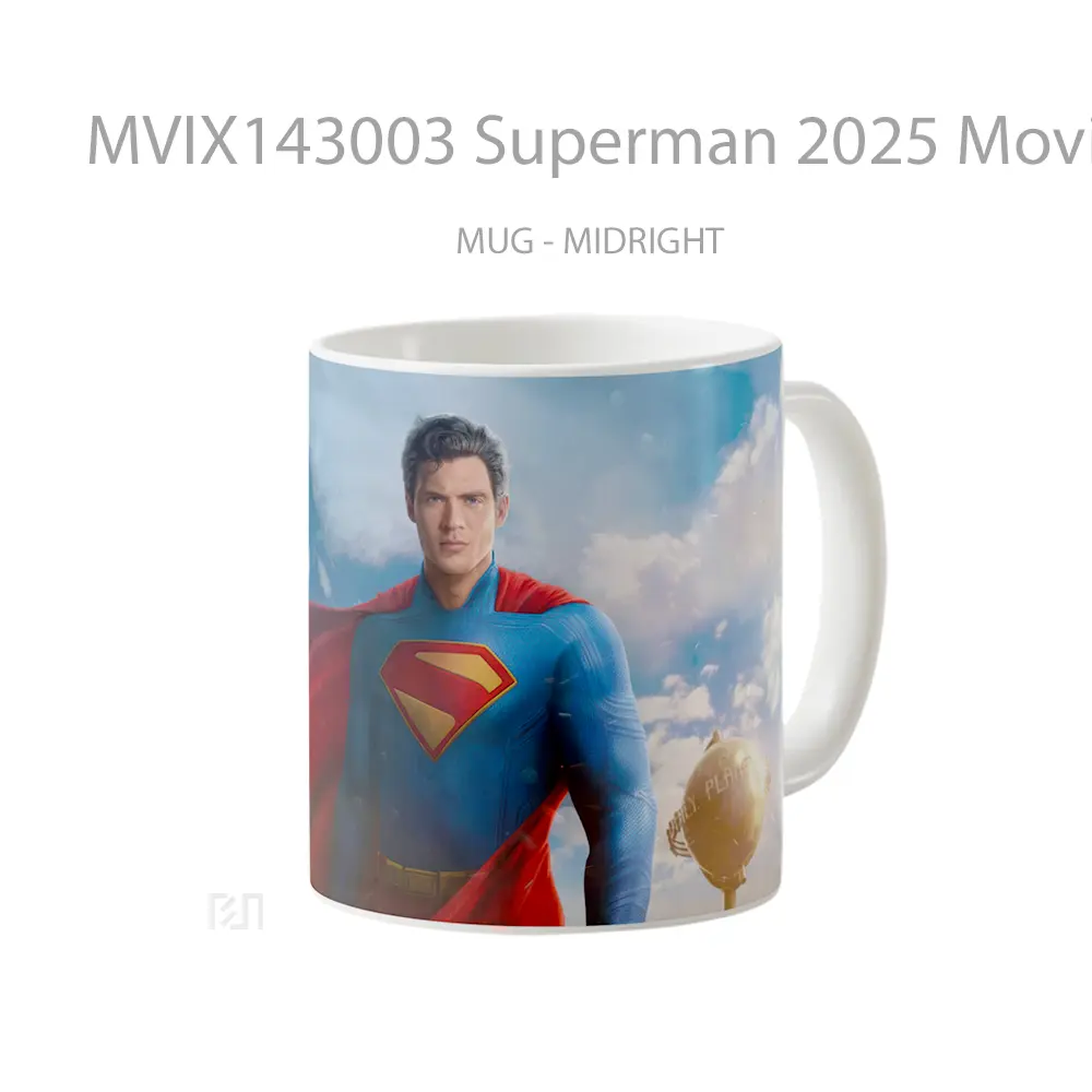 Mug Superman 2025 Movie Gelas Superhero - All-side / Desain