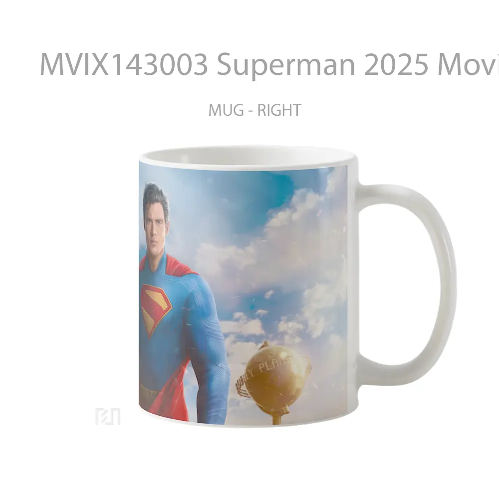 Mug Superman 2025 Movie Gelas Superhero - All-side / Desain