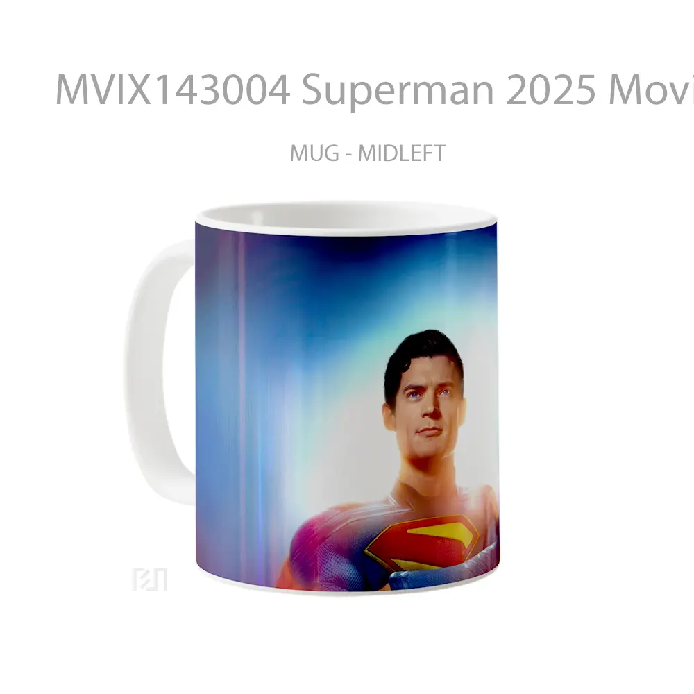 Mug Superman 2025 Movie Gelas Superhero - All-side / Desain