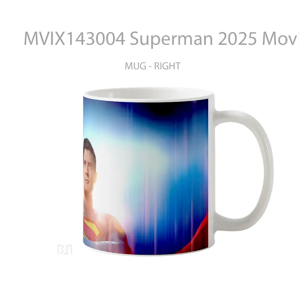 Mug Superman 2025 Movie Gelas Superhero - All-side / Desain