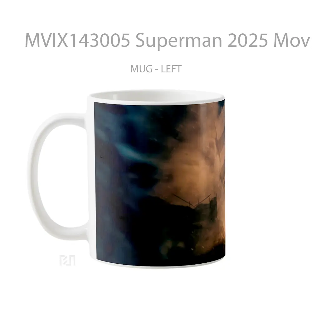 Mug Superman 2025 Movie Gelas Superhero - All-side / Desain