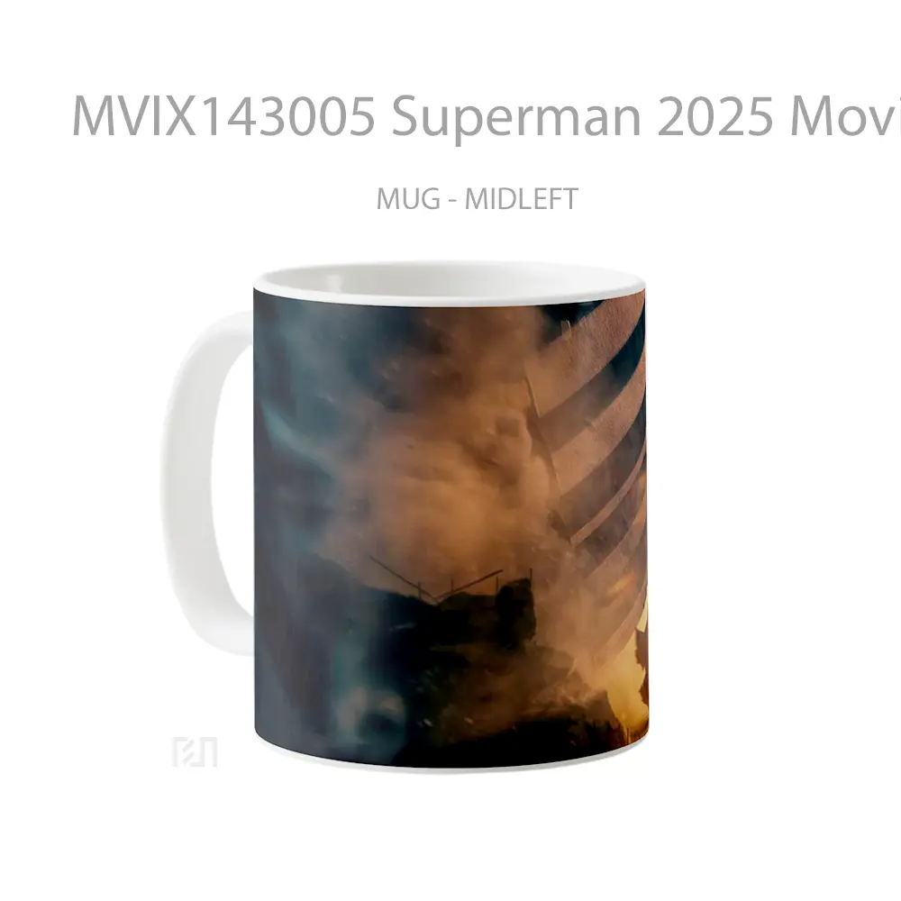 Mug Superman 2025 Movie Gelas Superhero - All-side / Desain
