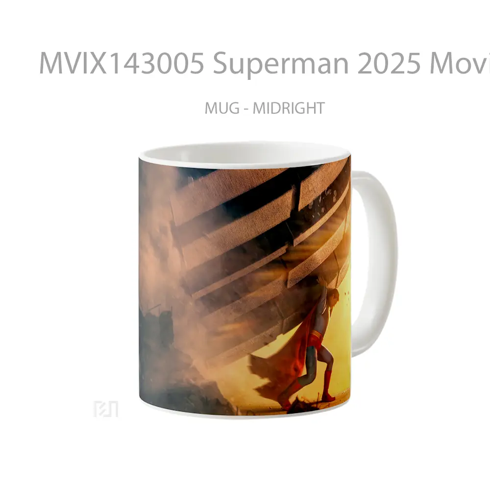 Mug Superman 2025 Movie Gelas Superhero - All-side / Desain