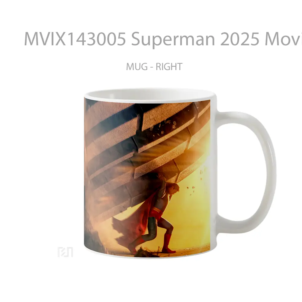 Mug Superman 2025 Movie Gelas Superhero - All-side / Desain