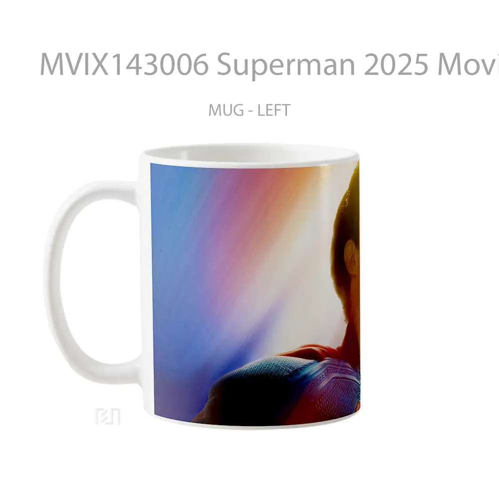 Mug Superman 2025 Movie Poster Gelas Superhero - All-side / Desain