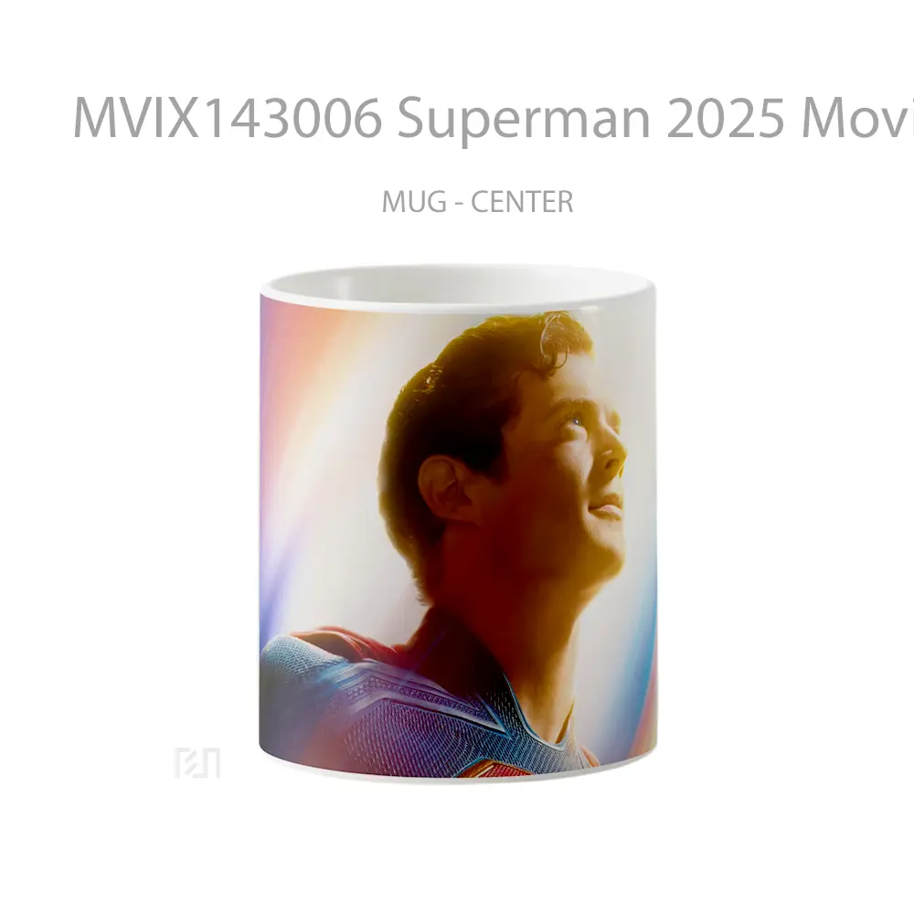 Mug Superman 2025 Movie Poster Gelas Superhero