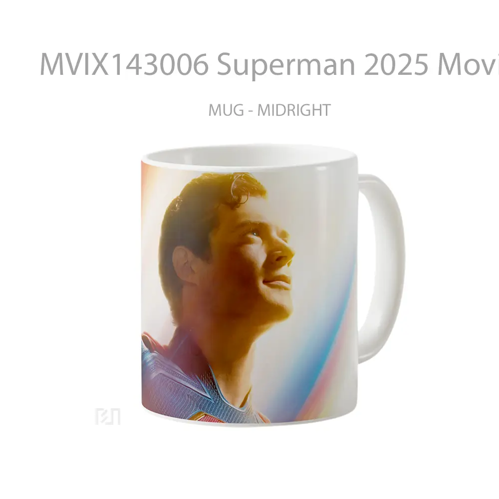 Mug Superman 2025 Movie Poster Gelas Superhero - All-side / Desain