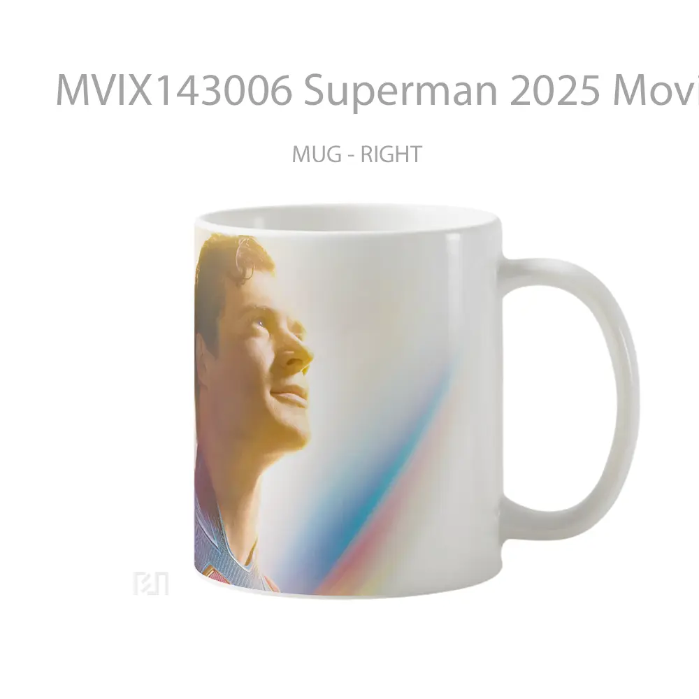 Mug Superman 2025 Movie Poster Gelas Superhero - All-side / Desain