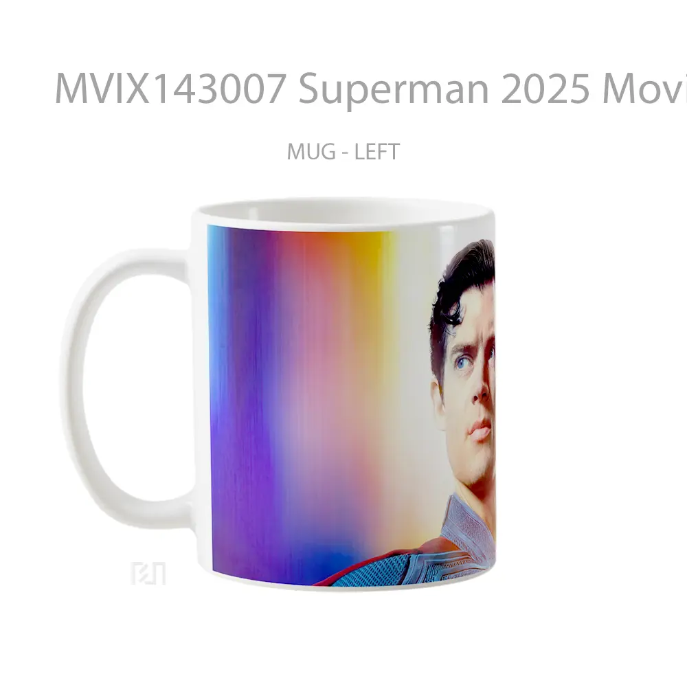 Mug Superman 2025 Movie Poster Gelas Superhero - All-side / Desain