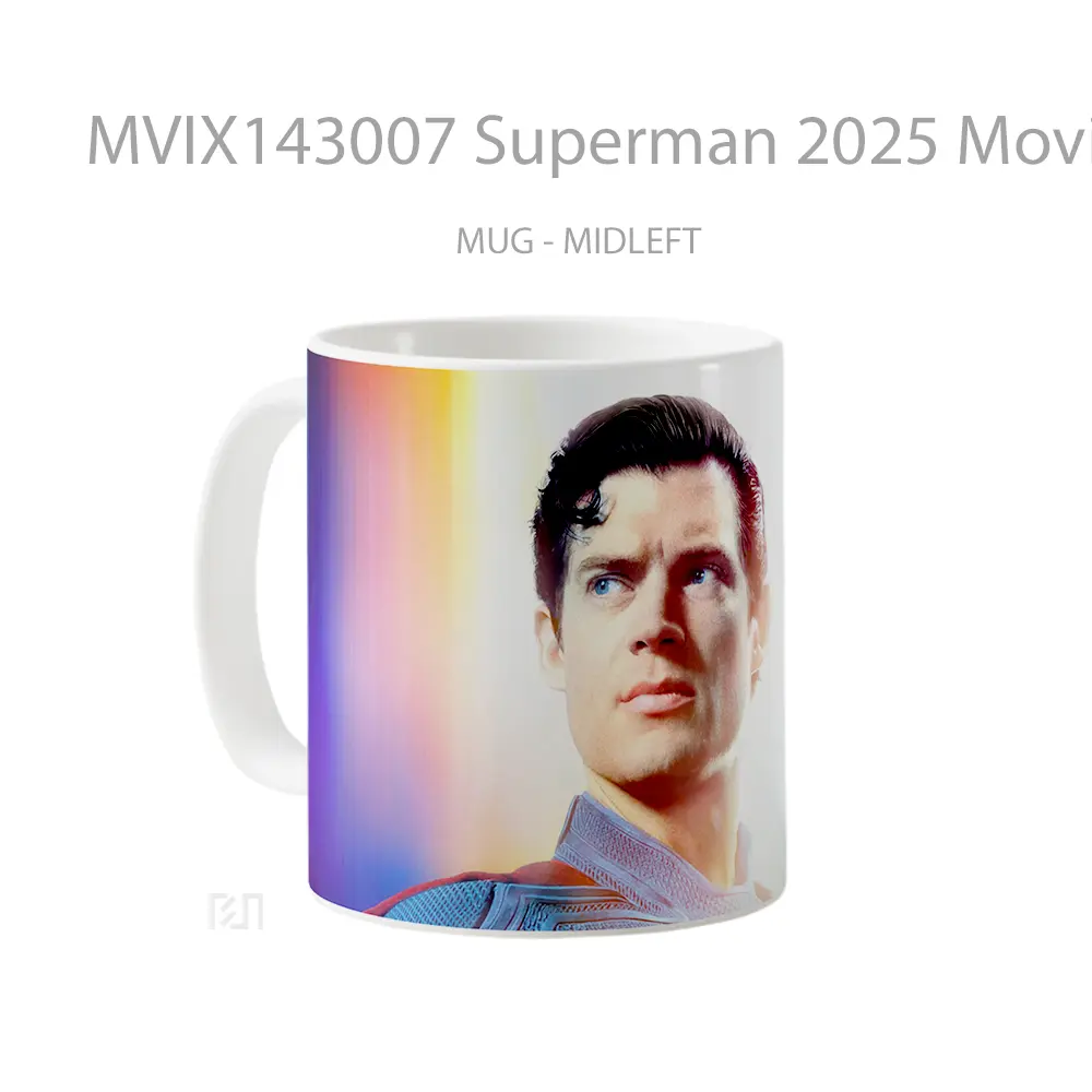 Mug Superman 2025 Movie Poster Gelas Superhero - All-side / Desain