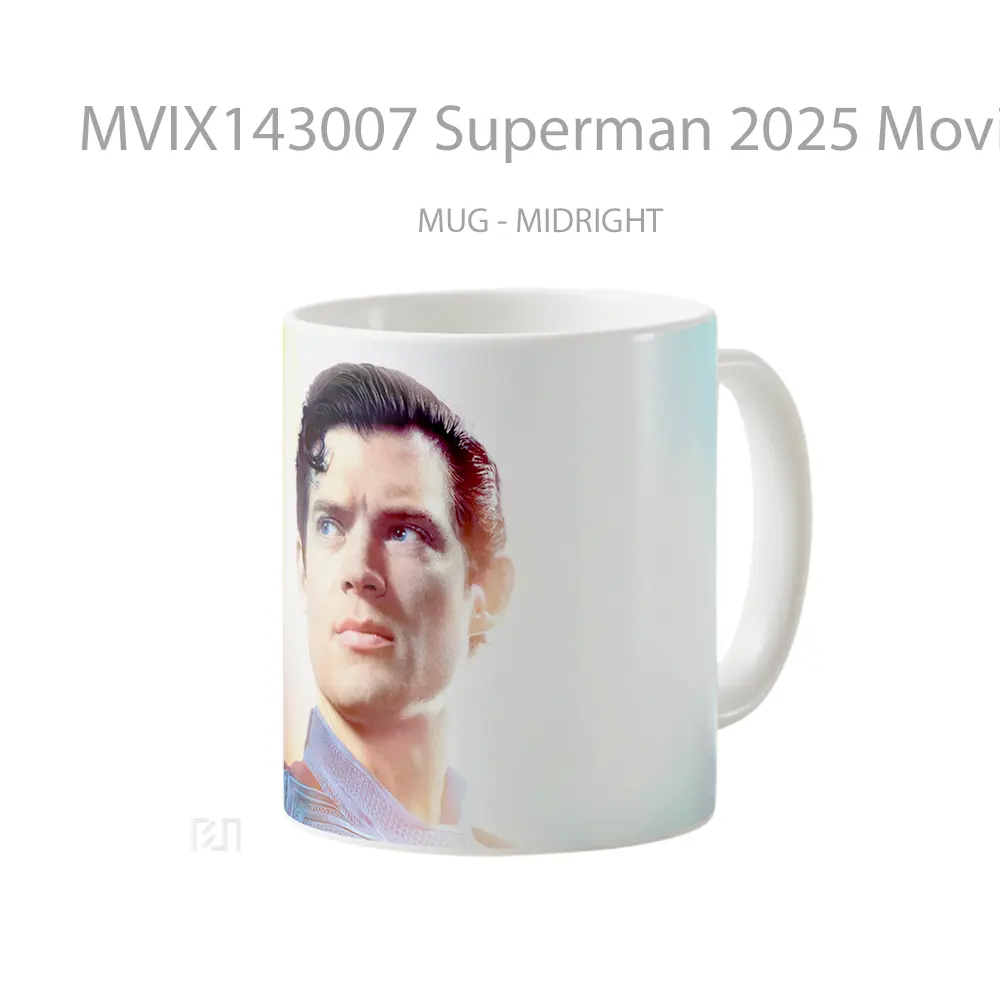 Mug Superman 2025 Movie Poster Gelas Superhero - All-side / Desain