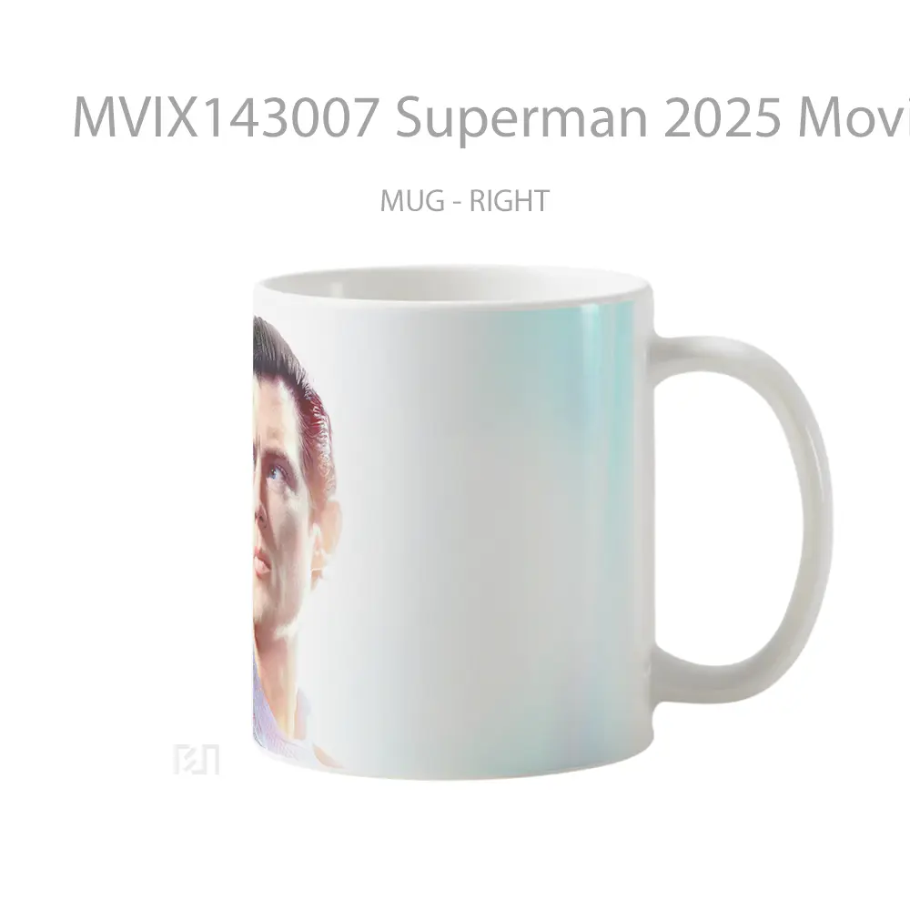 Mug Superman 2025 Movie Poster Gelas Superhero - All-side / Desain