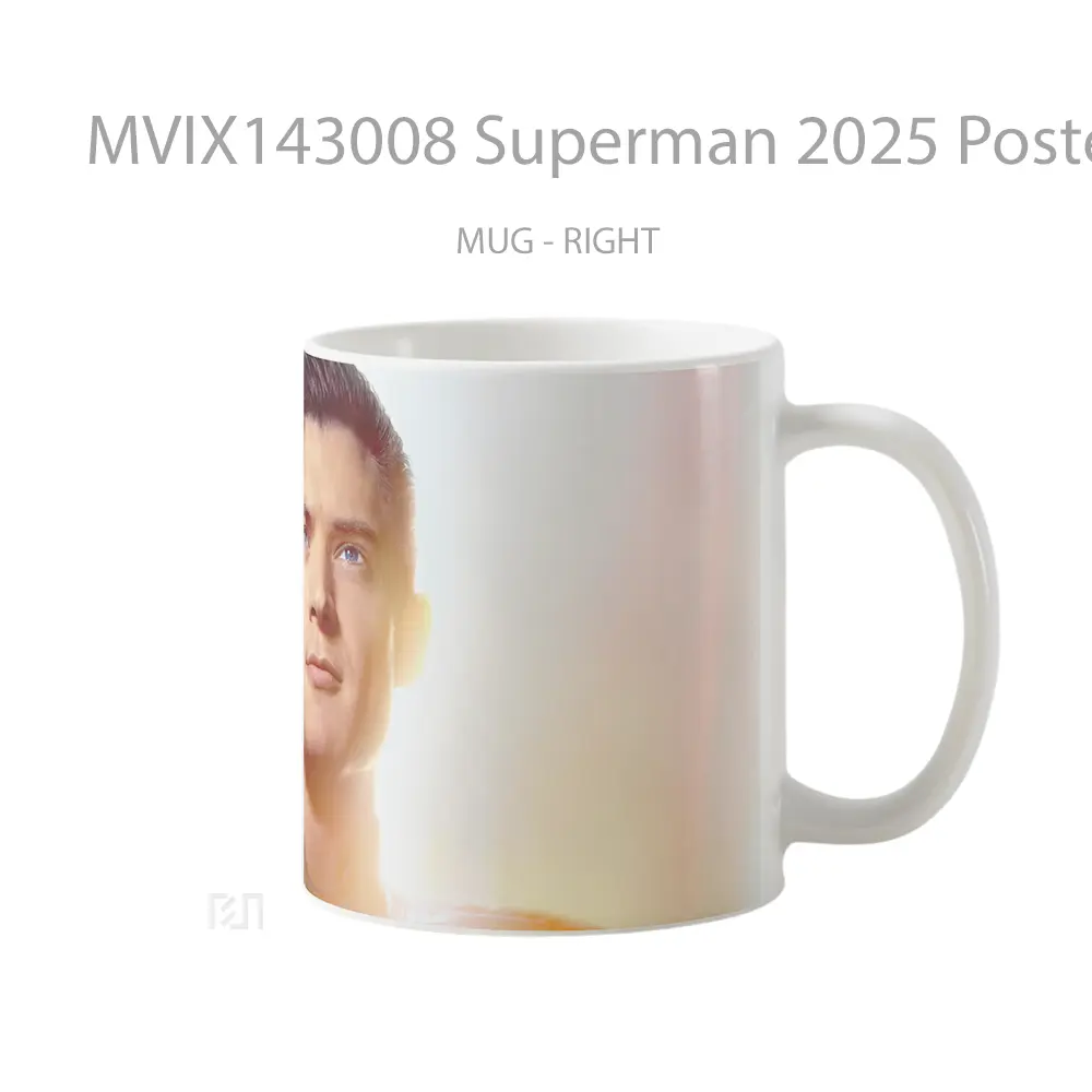 Mug Superman 2025 Poster David Corenswet Gelas Superhero - All-side / Desain