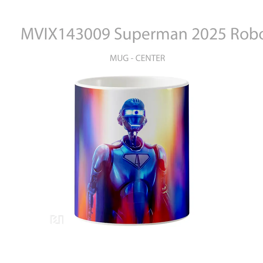 Mug Superman 2025 Robot Gelas Superhero