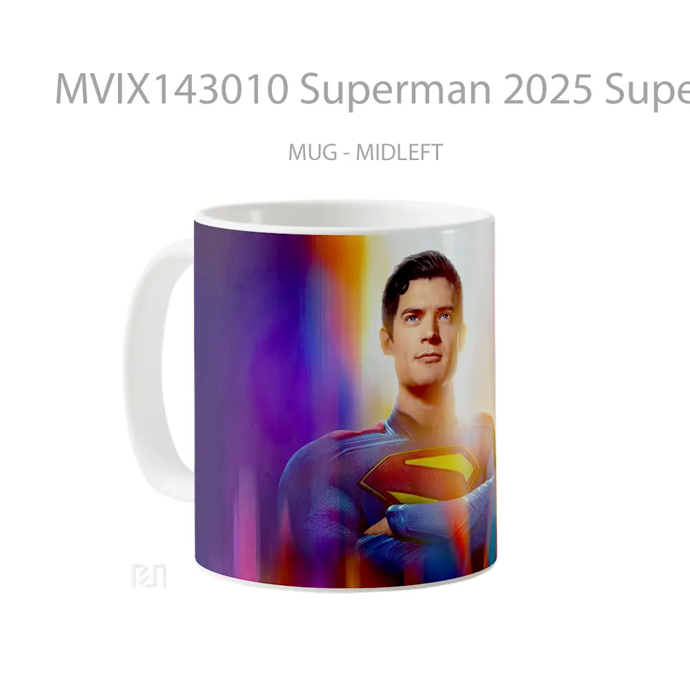 Mug Superman 2025 Superman David Corenswet Gelas Superhero - All-side / Desain