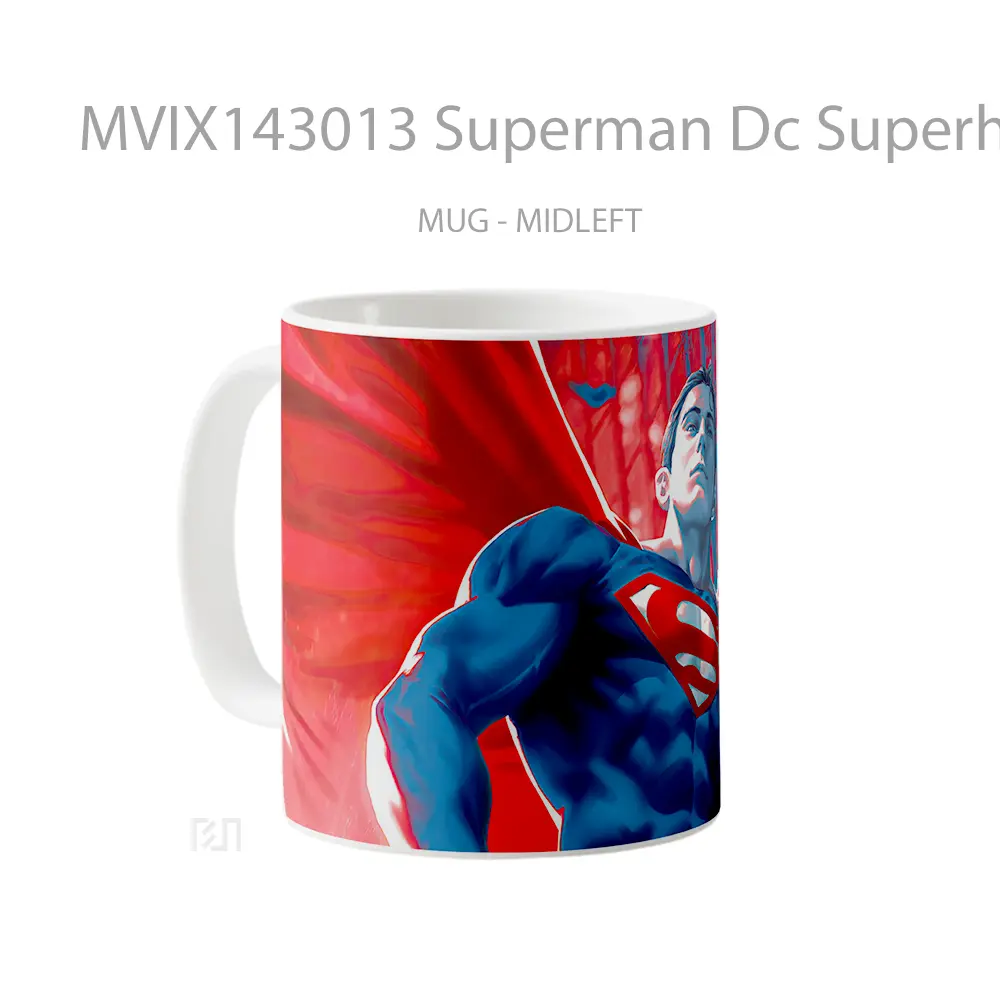 Mug Superman Dc Superhero Gelas Superhero - All-side / Desain